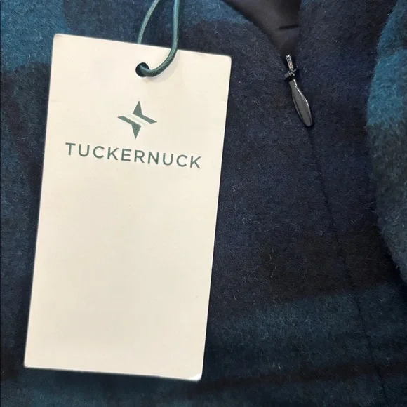 NWT Tuckernuck Blackwatch Plaid Wool Blend 3/4 Sleeve Faye Blouse Extra Small - Picture 8 of 8